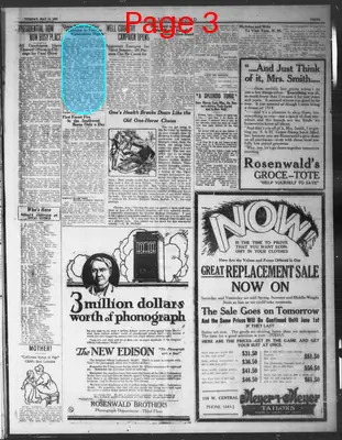 Page thumbnail for The Evening Herald