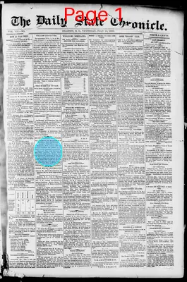 Page thumbnail for The Daily State Chronicle