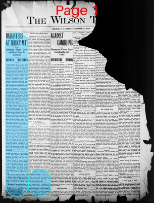 Page thumbnail for The Wilson Times