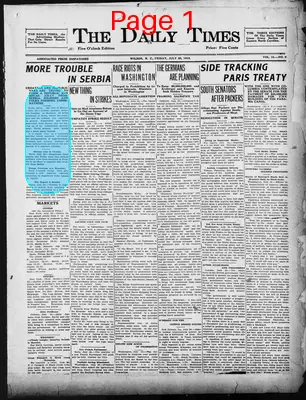 Page thumbnail for The Daily Times