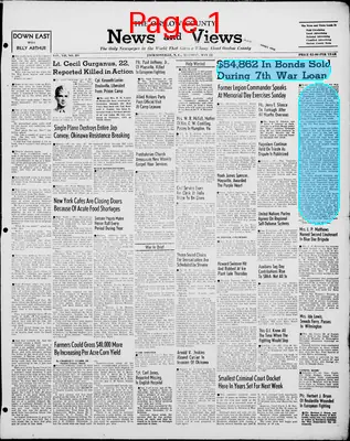 Page thumbnail for The Onslow County News And Views