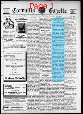 Page thumbnail for Corvallis Gazette