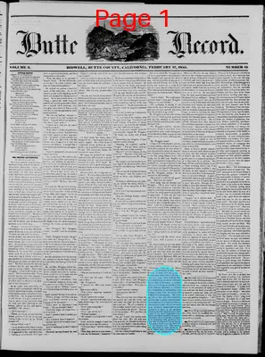 Page thumbnail for Butte Record