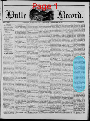 Page thumbnail for Butte Record
