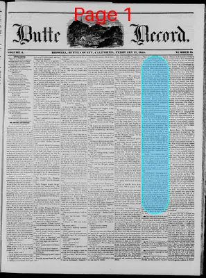 Page thumbnail for Butte Record