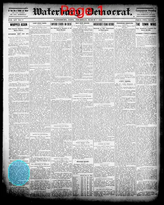 Page thumbnail for Waterbury Democrat