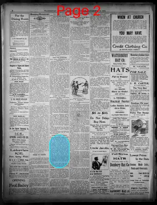 Page thumbnail for Waterbury Democrat