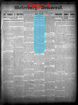 Page thumbnail for Waterbury Democrat