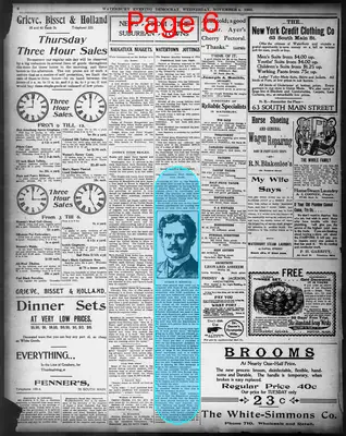 Page thumbnail for Waterbury Evening Democrat
