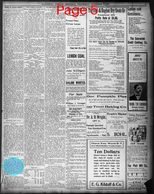 Page thumbnail for Waterbury Evening Democrat