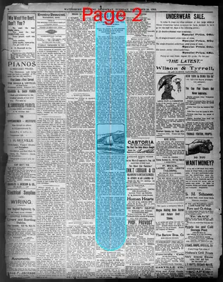 Page thumbnail for Waterbury Evening Democrat