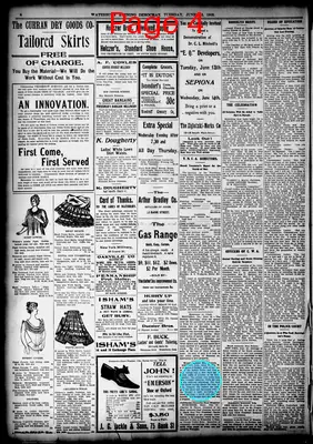 Page thumbnail for Waterbury Evening Democrat