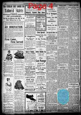 Page thumbnail for Waterbury Evening Democrat