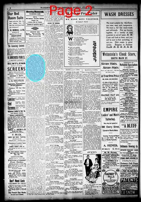 Page thumbnail for Waterbury Evening Democrat