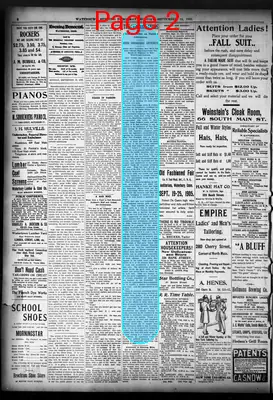 Page thumbnail for Waterbury Evening Democrat