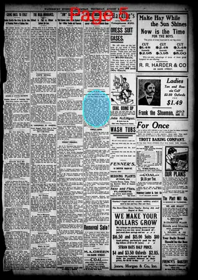 Page thumbnail for Waterbury Evening Democrat