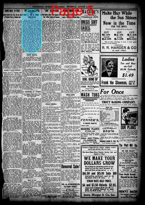 Page thumbnail for Waterbury Evening Democrat