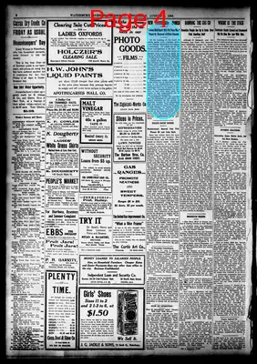 Page thumbnail for Waterbury Evening Democrat
