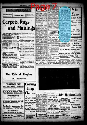 Page thumbnail for Waterbury Evening Democrat