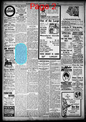 Page thumbnail for Waterbury Evening Democrat