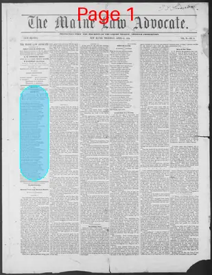 Page thumbnail for The Maine Law Advocate