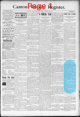 Page thumbnail for Canton Weekly Register