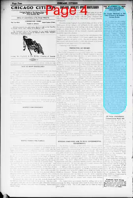 Page thumbnail for Chicago Citizen