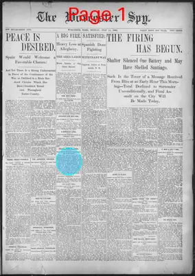 Page thumbnail for Worcester Morning Daily Spy