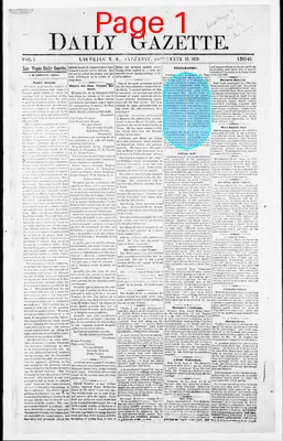 Page thumbnail for Daily Gazette