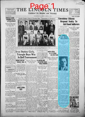Page thumbnail for The Lincoln Times