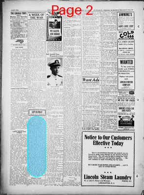 Page thumbnail for The Lincoln Times