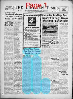 Page thumbnail for The Lincoln Times