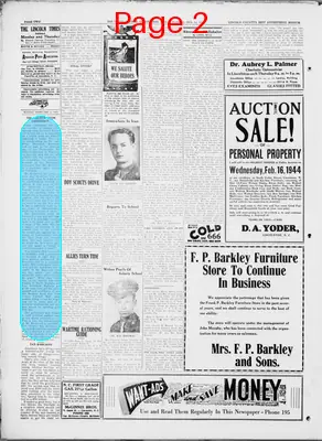 Page thumbnail for The Lincoln Times