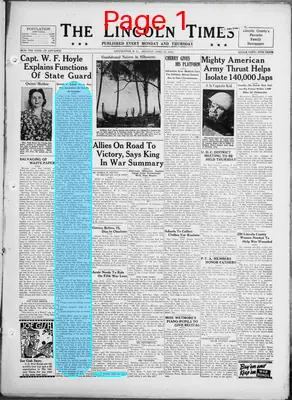 Page thumbnail for The Lincoln Times