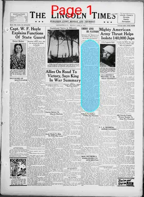 Page thumbnail for The Lincoln Times