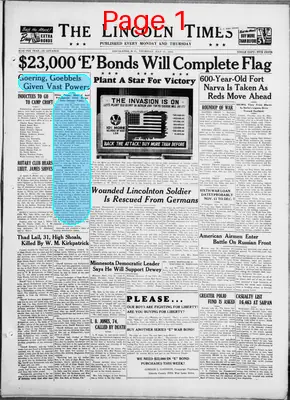 Page thumbnail for The Lincoln Times