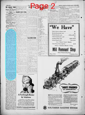 Page thumbnail for The Lincoln Times