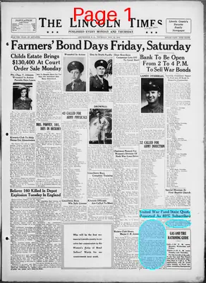 Page thumbnail for The Lincoln Times