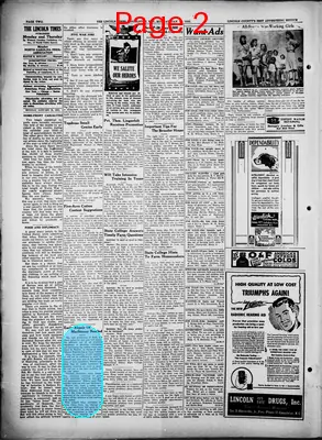 Page thumbnail for The Lincoln Times