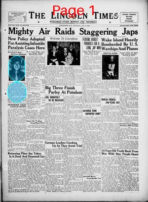 Page thumbnail for The Lincoln Times
