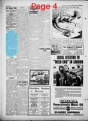 Page thumbnail for The Lincoln Times