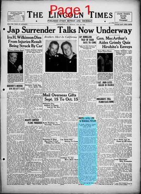 Page thumbnail for The Lincoln Times