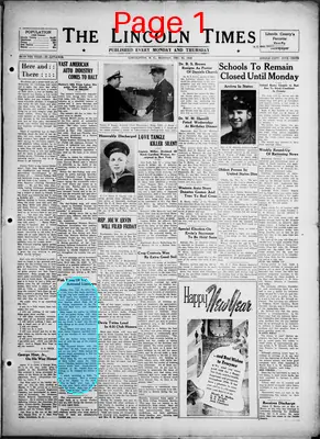 Page thumbnail for The Lincoln Times