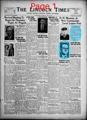 Page thumbnail for The Lincoln Times