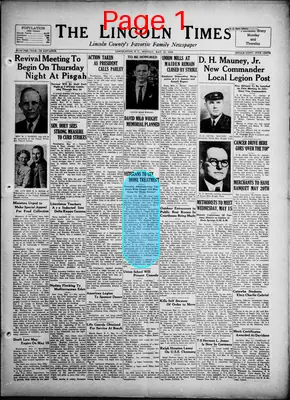 Page thumbnail for The Lincoln Times