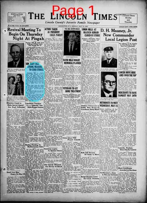 Page thumbnail for The Lincoln Times