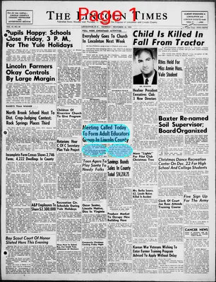 Page thumbnail for The Lincoln Times