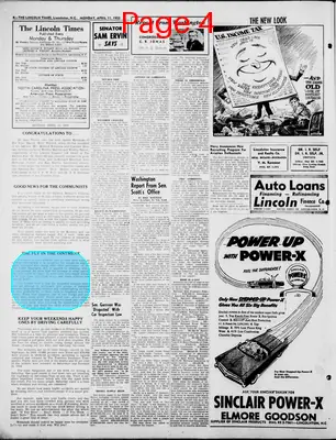 Page thumbnail for The Lincoln Times