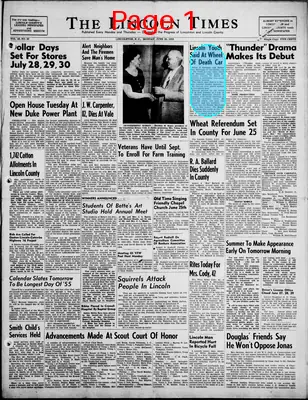 Page thumbnail for The Lincoln Times