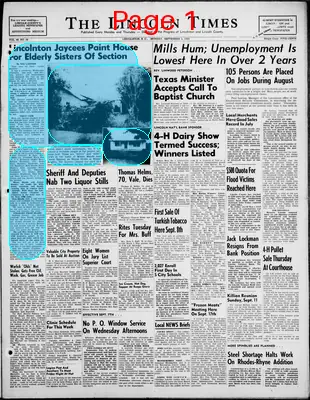 Page thumbnail for The Lincoln Times